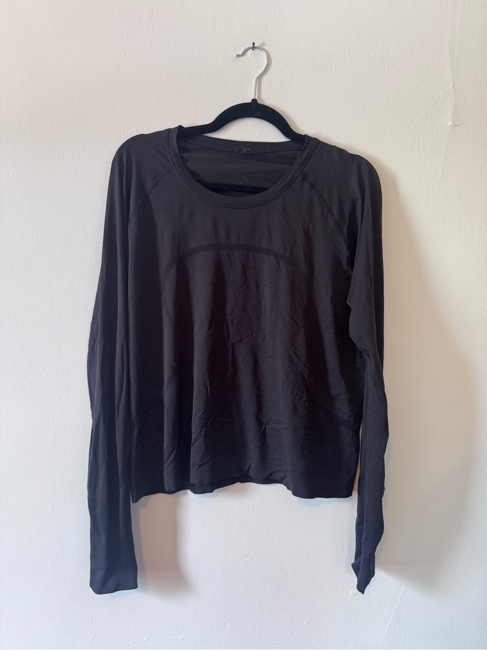 Lululemon Swiftly Tech Long Sleeve — Size 14 Black